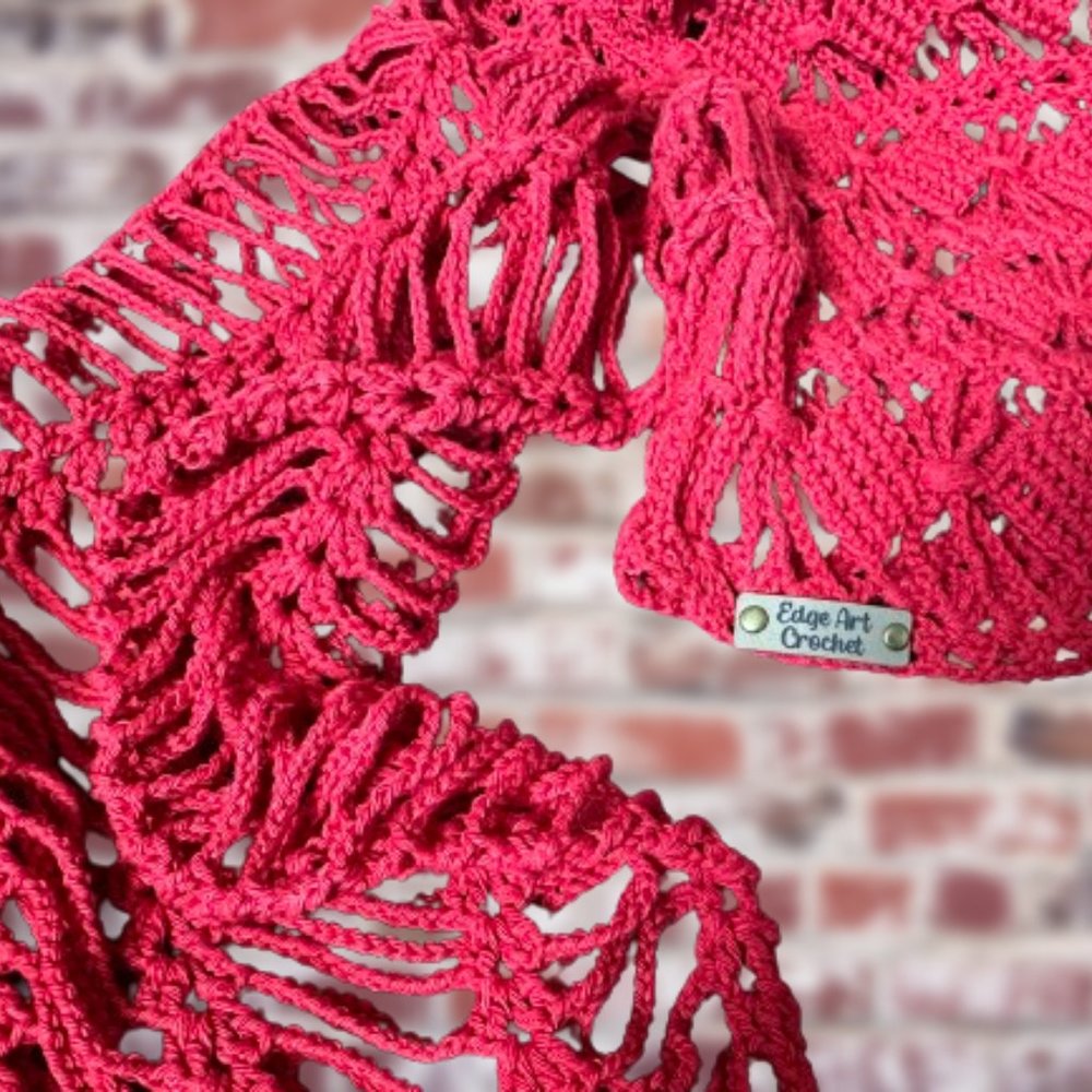 Handmade lace mesh net summer spring crochet crop top  lightweight cover up cott